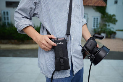 GODOX CB-57 CB57 Cross Body Mini Bag AD200Pro AD200 AD200 Pro II Pocket Flash, Practical and Portable Flash Case