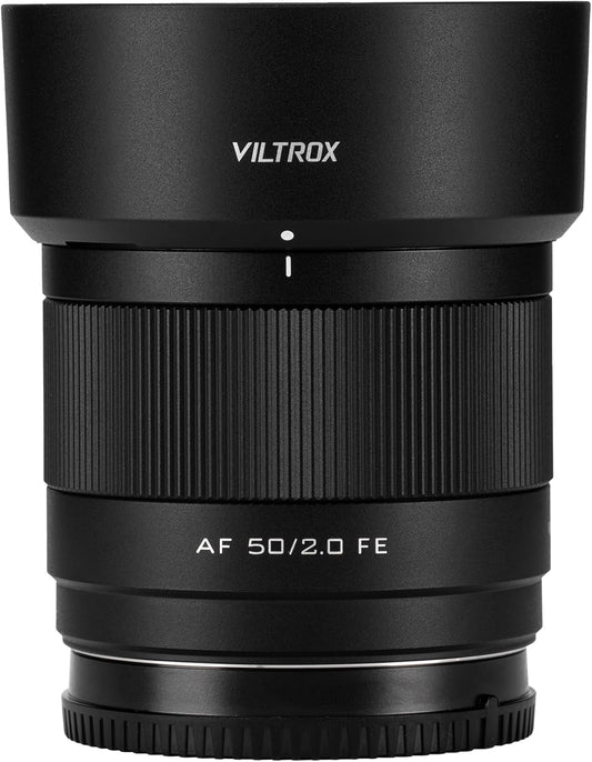 VILTROX 50mm F2 Full Frame Lens for Sony, AF 50mm f/2.0 FE Standard Prime Lens for Sony e Mount, FE Ultra-Compact e Mount Lens for A7RV ZVE1 A7CR A7CII a7Ⅳa7RⅣ a6500 a6600