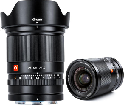 VILTROX 13mm F1.4 f/1.4 Z Mount Lens, Super Wide Angle Autofocus APS-C Lens for Nikon Z50 Z30 Z6II Z7II Z6 Z7
