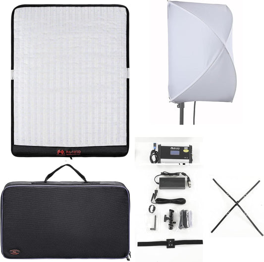 FalconEyes RX-18TD (New Packaging )Bi-Color Dimmable 3000K-5600K 100W Waterproof Flexible Studio Light for Photography (RX-18TD)