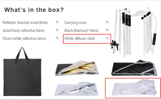 Fomito Accessories QB-03 White diffuser cloth
