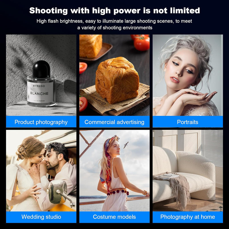 Godox DP1000III-V DP1000IIIV Studio Flash, 1000ws Daylight Outdoor Strobe Monolight, 2.4G Wireless X System, 30W Modeling Lamp, Bowens Mount for Wedding Product Portrait Photography
