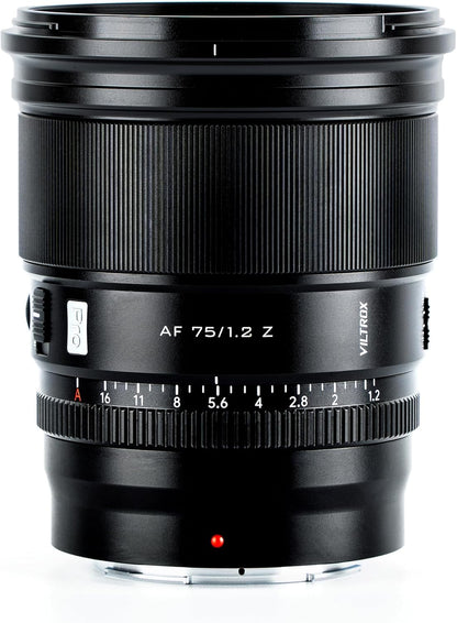 VILTROX 75mm f1.2 Pro Z Mount for Nikon, 75mm f/1.2 for Nikon Z APS-C Auto Focus Lens for Nikon Z fc Z30 Z50