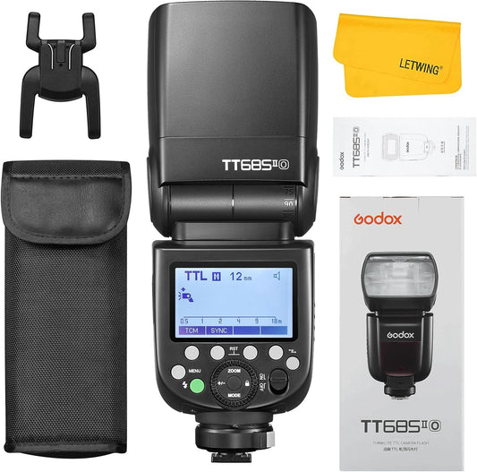 Godox TT685II TT685II-O Flash for Olympus, 2.4G Panasonic Flash Speedlite HSS 1/8000s, TCM Instant Conversion, Quick Release Lock, External Flash Speedlite Compatible for Olympus Panasonic Cameras