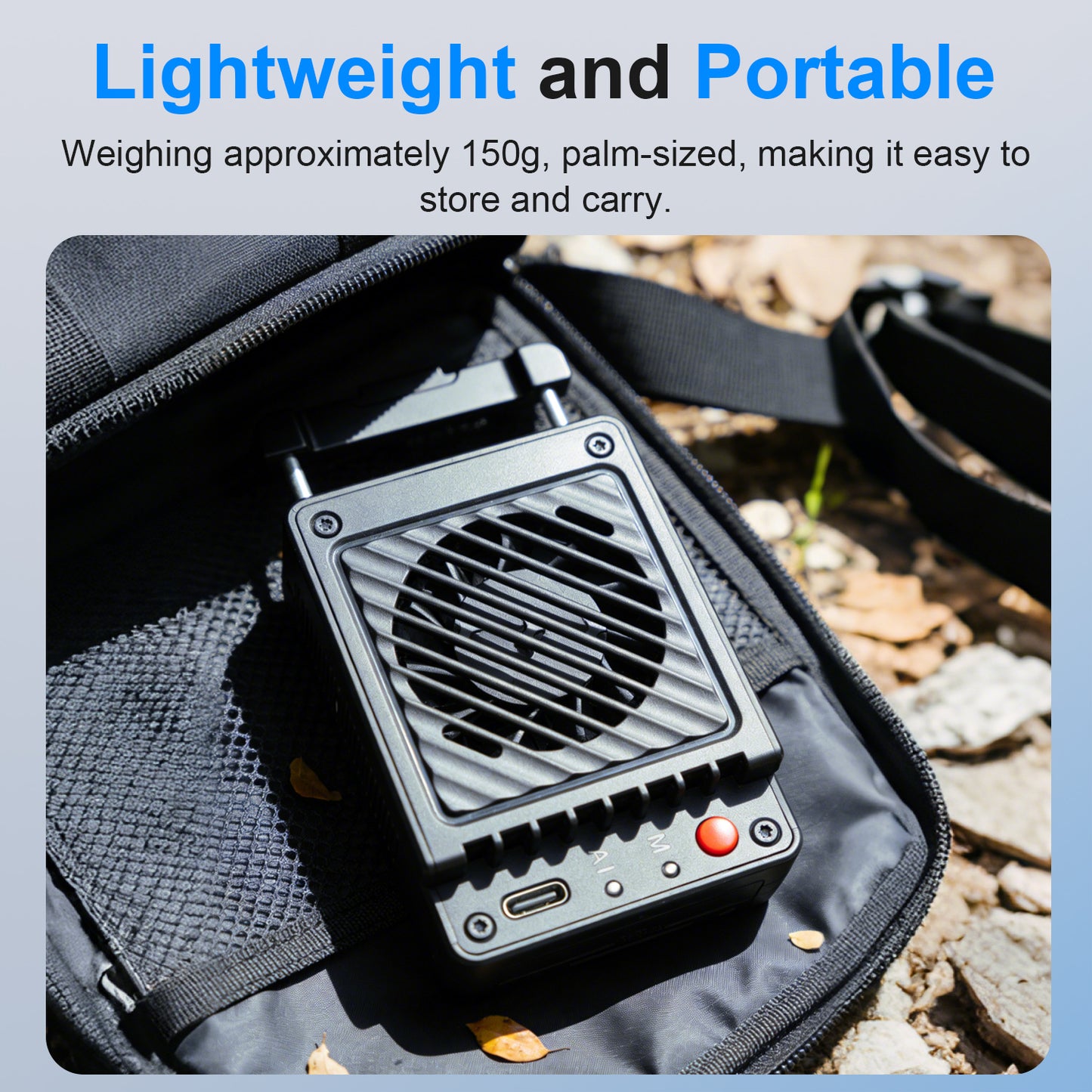 FOMITO FS-A1 Dual Camera Cooling Fan, Low Noise Heat Dissipation for DSLR Mirrorless Camcorder, Ideal for Live Streaming & Video Recording