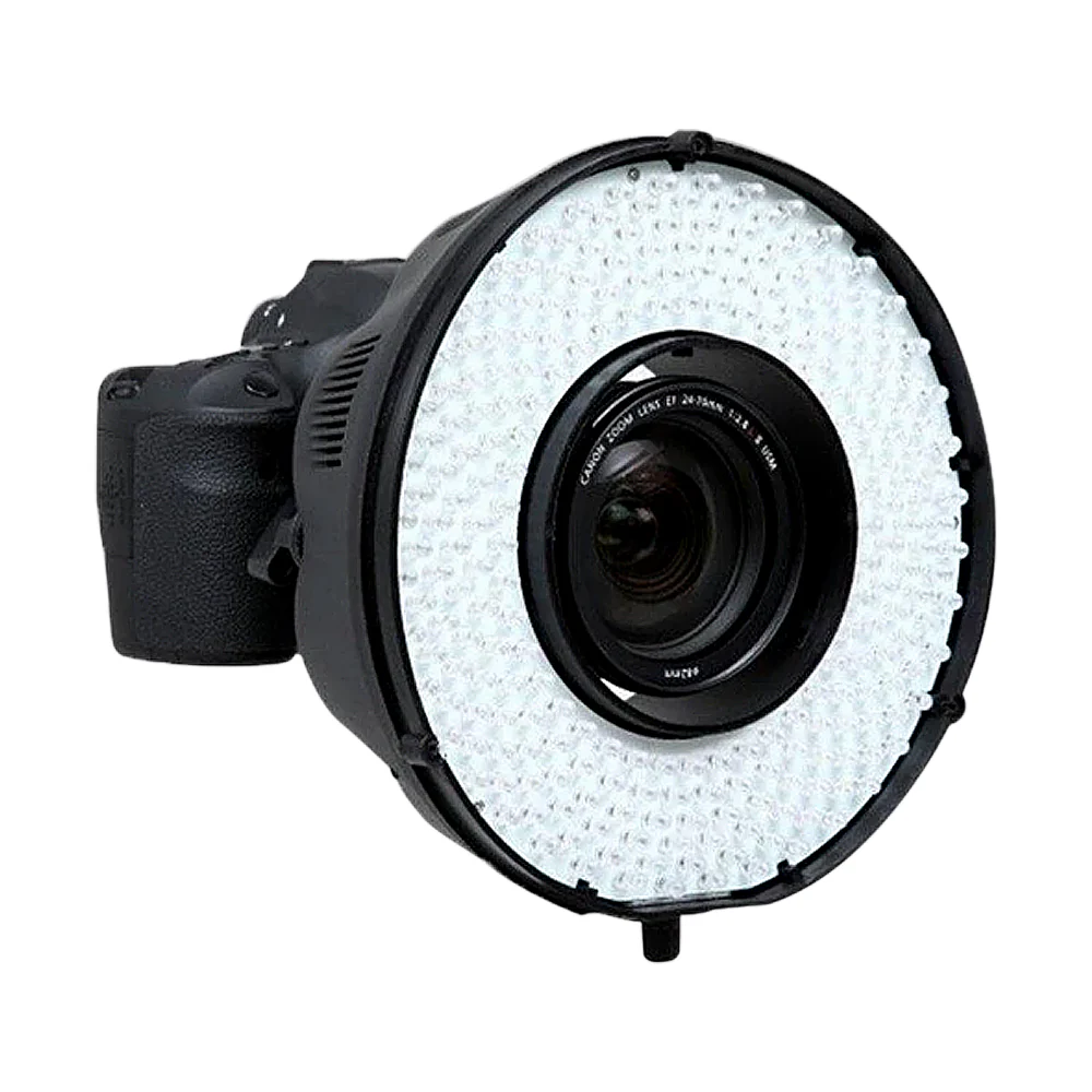 Falcon Eyes DVR-240DF Single Light Dimmable 240 LED Ring Video Light 3200-6500K Adjustable（ONLY SINGLE LIGHT, NOT A KIT）