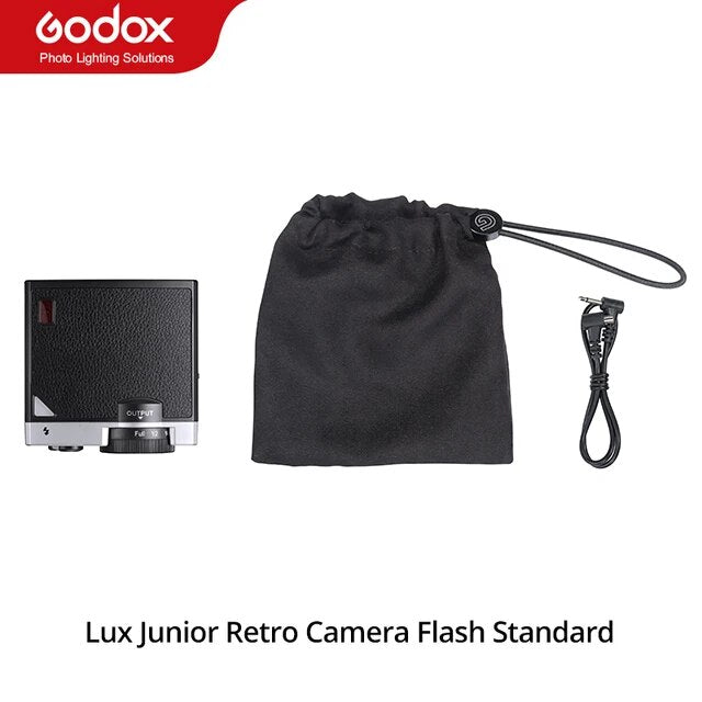Godox Lux Junior Camera Flash GN12 6000K±200K 7 Levels Flash Speedlite Trigger for Canon Nikon Fujifilm Olympus Sony Camera