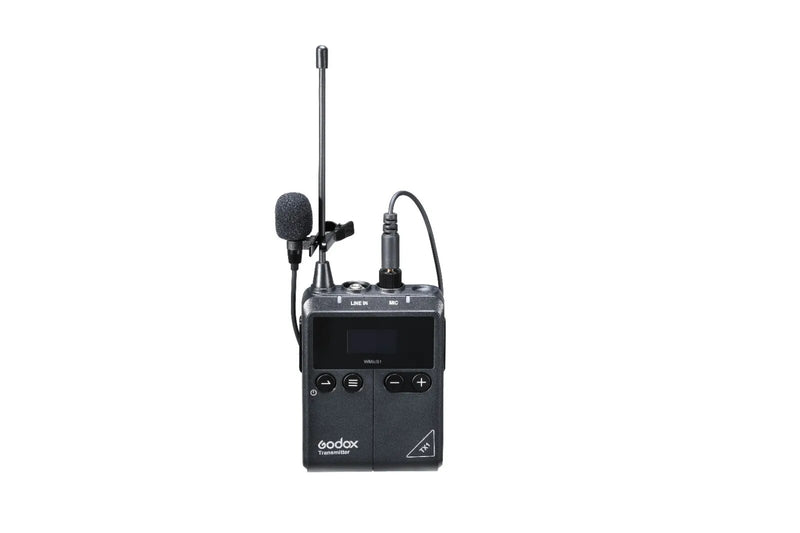 Godox WMicS1 Pro  TX/RX/Kit1/kit2 Camera-Mount UHF Wireless Microfone System(514 to 596 MHz) for DSLR Camera Camcorder