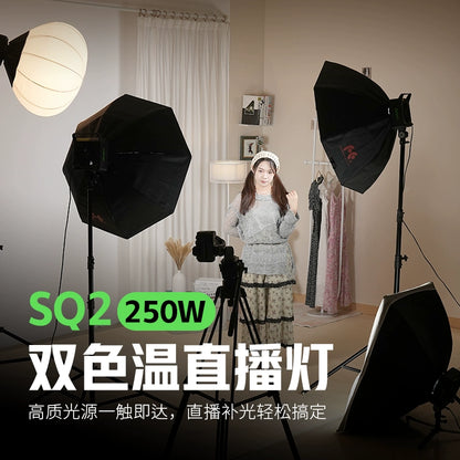 Falcon Eyes AFEFT  SQ2 250W Adjustable Color Temperature Bowens Mount LED Continuous Fill Light