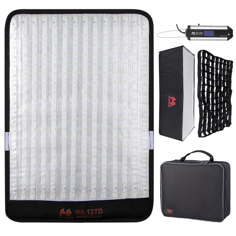 Falcon Eyes 50W Photo Light Waterproof Portable LED 280pcs Flexible LED Panel Light Mat Lamp RX-12TD