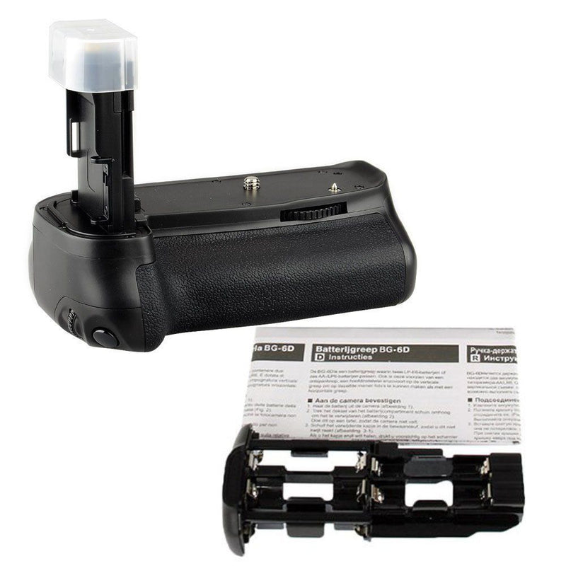 Meike MK-6D Canon Camera DSLR Battery Grip Holder for Canon EOS 6D SLR BG-E13 - FOMITO.SHOP