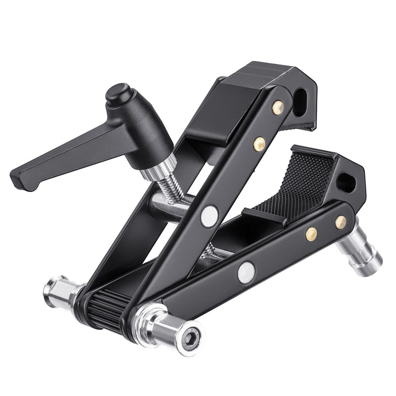 Fomito Three-head Super Clamp Light Clamp Holder Multi-function Clip with 1/4" Screw Load 12KG