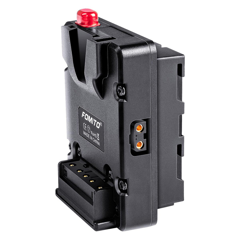 Fomito NP-F Dummy Battery to V-Lock V Mount Plate for Sony F970 F750 F550 Battery to Camera Monitor