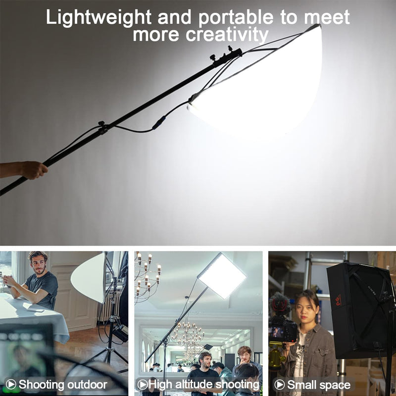 Falcon Eyes 50W Photo Light Waterproof Portable LED 280pcs Flexible LED Panel Light Mat Lamp RX-12TD