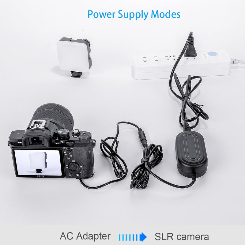 Fomito AC-PW20 Camera AC Adapter Charger Kit with NP-FW50 Dummy Battery for Sony Alpha NEX5 NEX7 A7