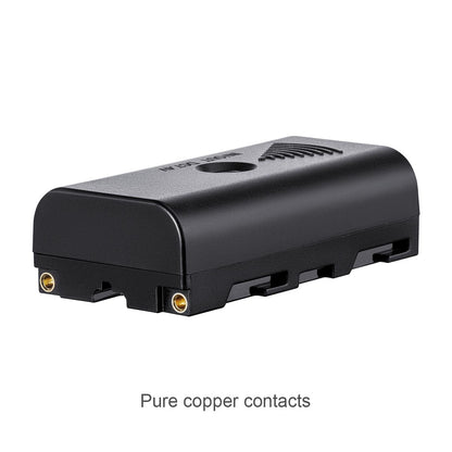 Fomito NP-F Dummy Battery with DC Power Cable for F970 F750 F550 to Camera Monitor LED Video Light