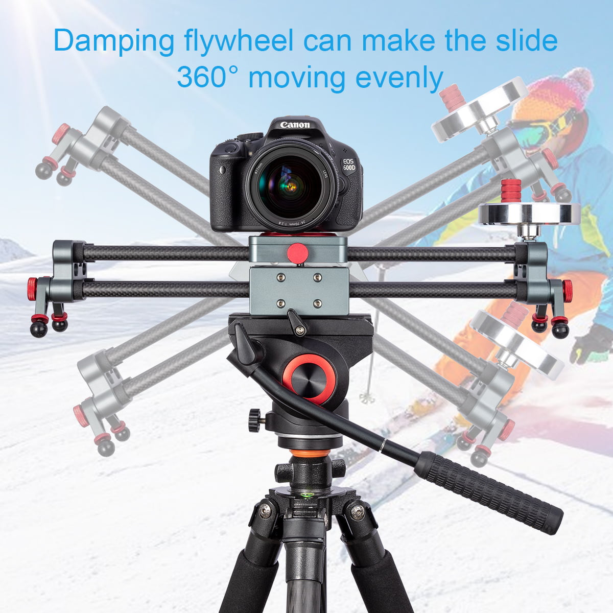 Fomito double distance Carbon Fiber slider rail slider track dolly ultra  silent motor control - FOMITO.SHOP