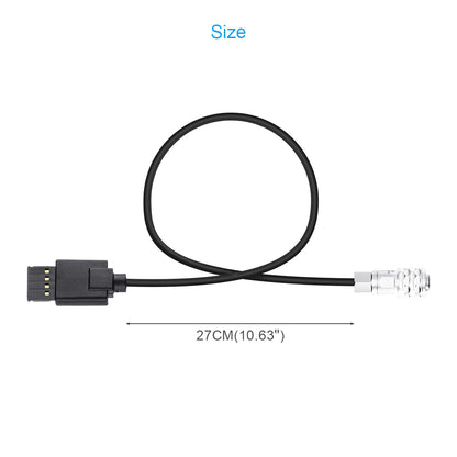 Fomito DJI Port 4K/6K BMPCC 2nd Generation Cord Connects Power Cable with DJI with Ronin-S