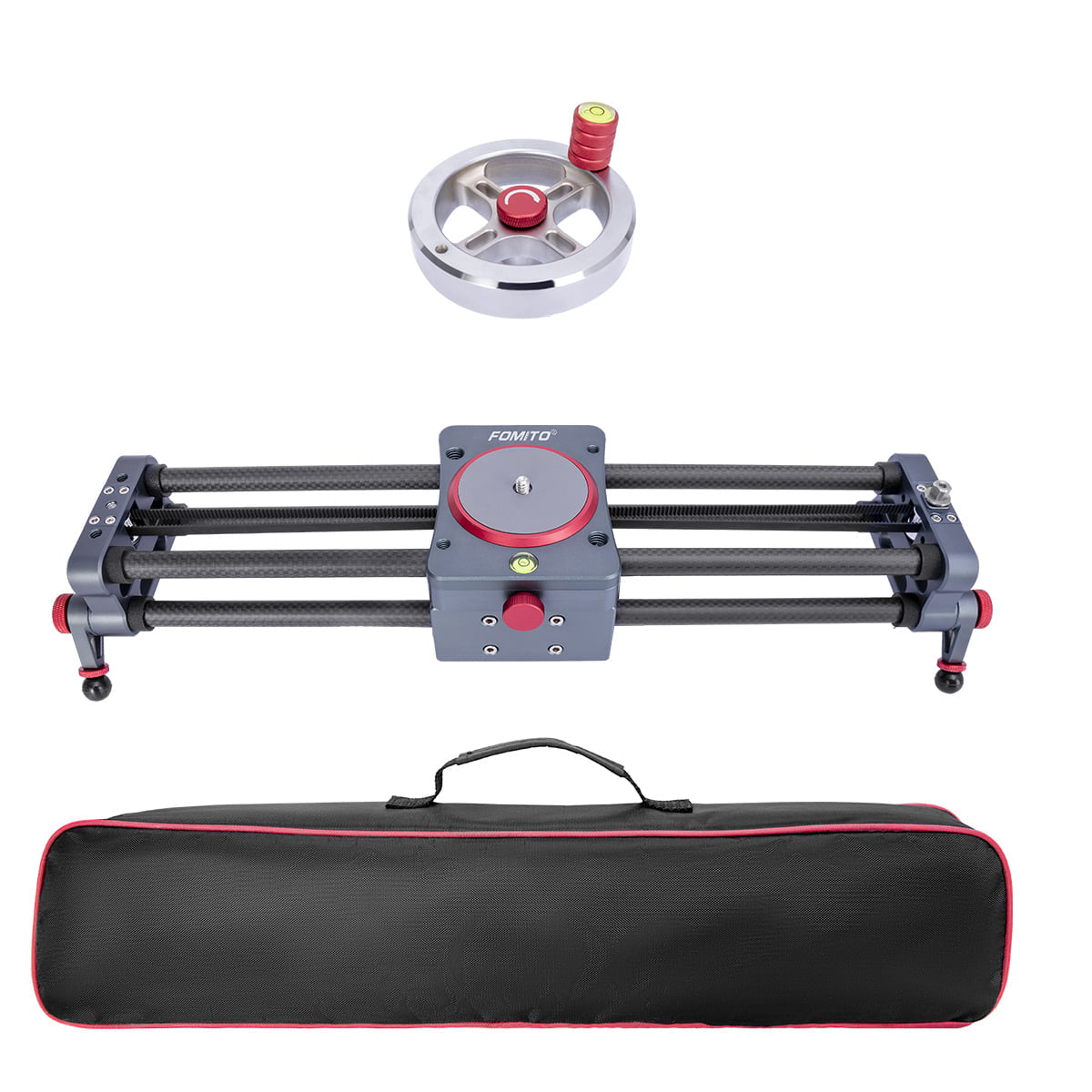 Fomito double distance Carbon Fiber slider rail slider track dolly