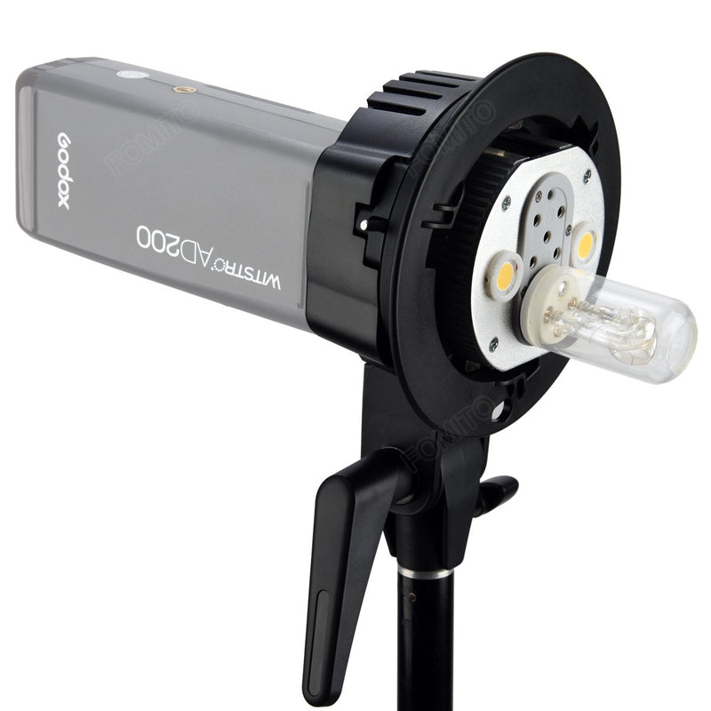 Godox AD-B2 AD200 Dual Power Flash Head S-type double lamp holder - FOMITO.SHOP