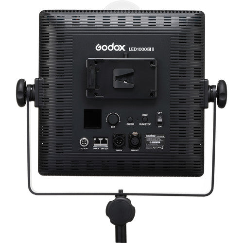 Godox Bi-color LED1000Bi II Daylight LED1000D II DMX LED Video Light 0-100% Dimming 5400 Lux TLCI 98
