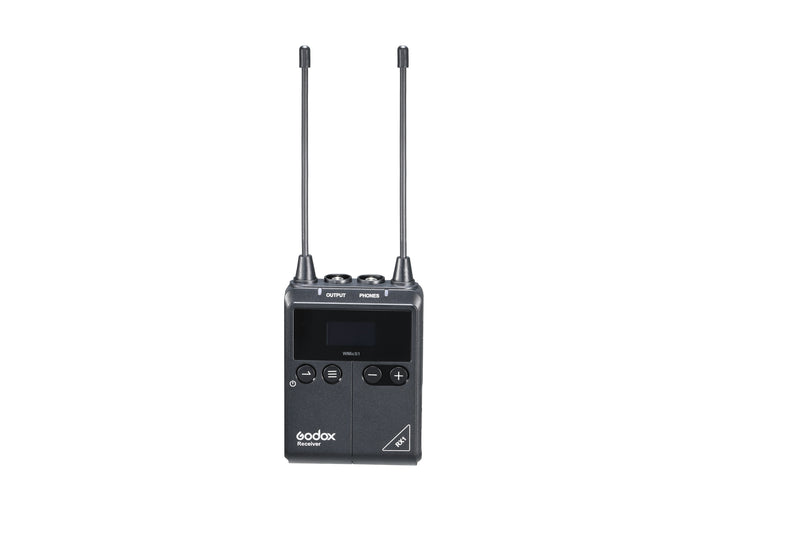 Godox Little Bee UHF Wireless System Transmitter TX1 and Receiver RX1 StickUp Handheld Microphone