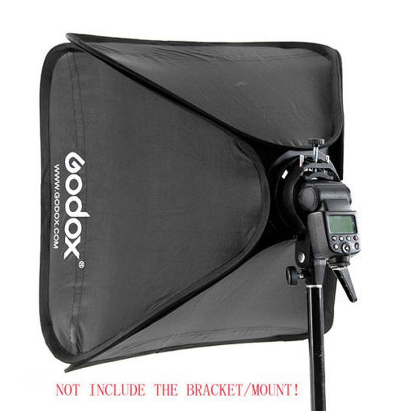 Godox 40x40cm camera Flash Softbox Bag Kit fit Bowens Elinchrom - FOMITO.SHOP