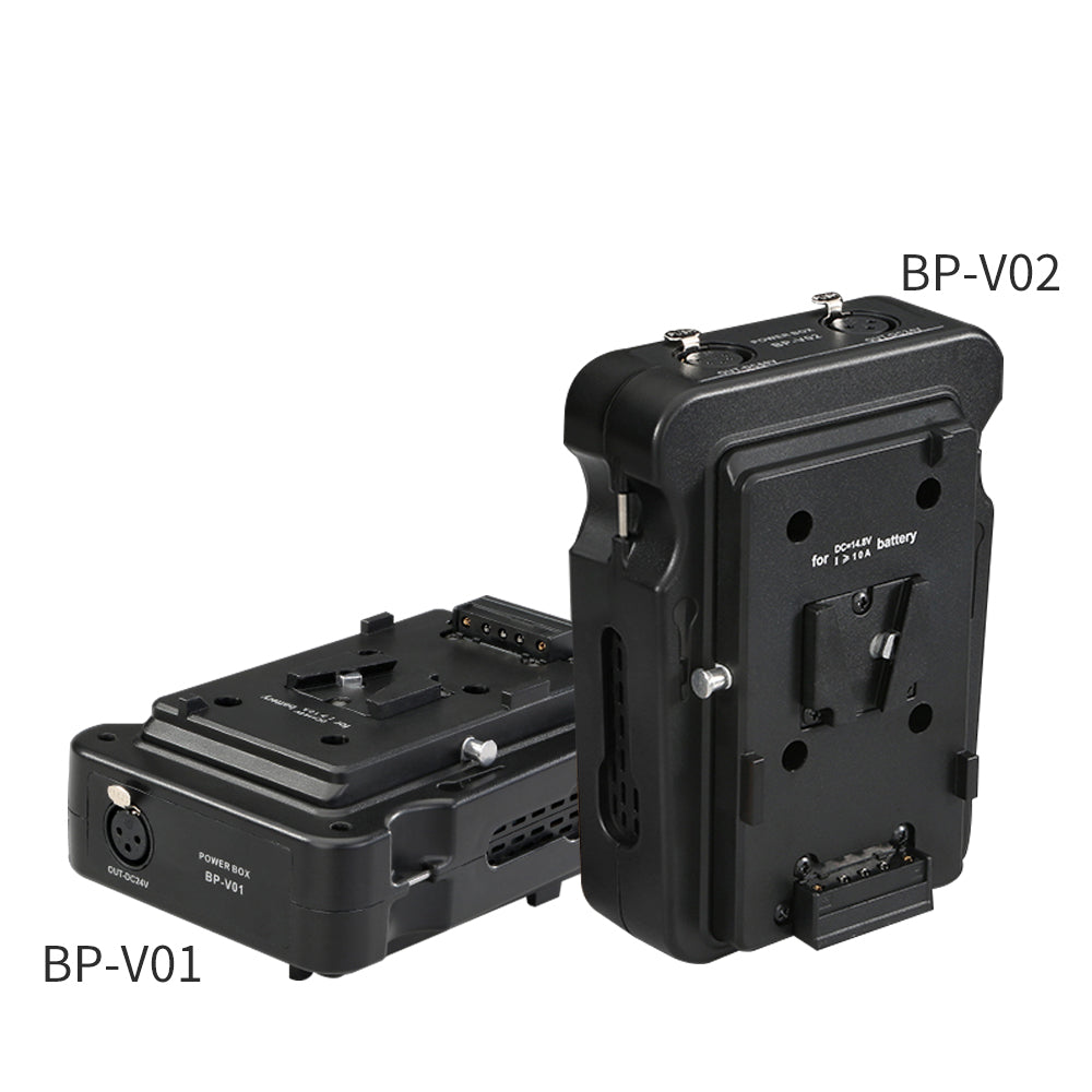 NiceFoto BP-V01 BP-V02 Battery Holder V-Lock Battery Bracket Power Box for BP Lithium Battery