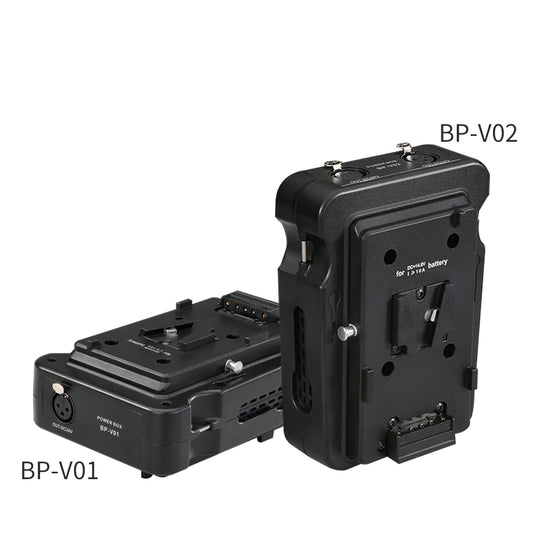 NiceFoto BP-V01 BP-V02 Battery Holder V-Lock Battery Bracket Power Box for BP Lithium Battery