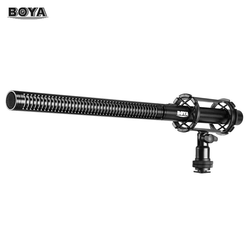 BOYA BY-PVM1000L Shotgun Microphone Direct-coupled, balanced output ensures a clean signalfor Canon Nikon Sony Video Cameras & Camcorders