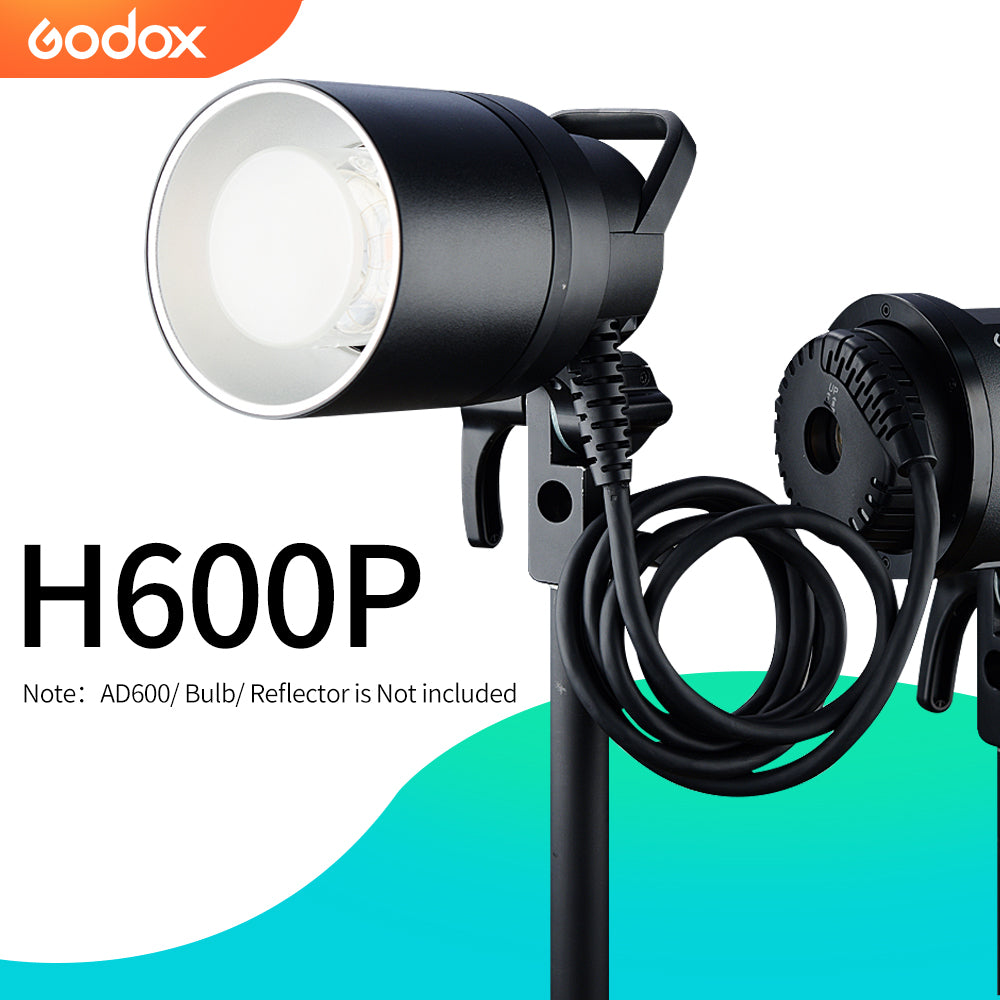 Godox H600P Hand-Held Extension Extra Head Bowens Mount for Godox AD600Pro AD600 Pro TTL HSS Flash Strobe