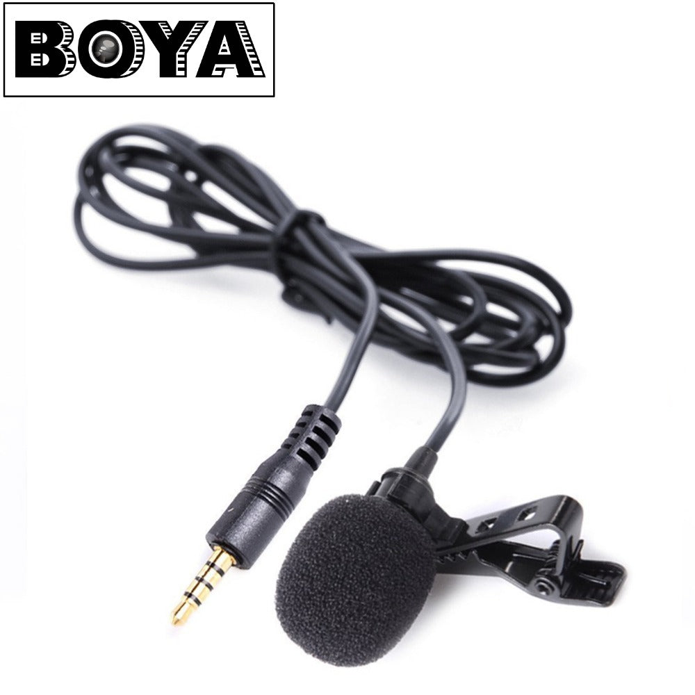 BOYA BY-LM10 Lavalier Microphone Smartphone Omnidirectional  for iPhone 6 6s 5 4s Xiao Sumsang S6 S5 S4 HTC smartphone