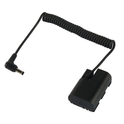 Fomito NP-F970 F960 F750 F770 F550 Adapter Replacement Power Adapter Convert to LP-E6 Dummy Battery