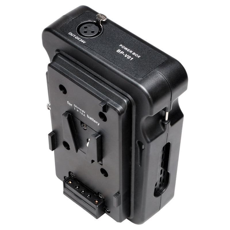 NiceFoto BP-V01 BP-V02 Battery Holder V-Lock Battery Bracket Power Box for BP Lithium Battery