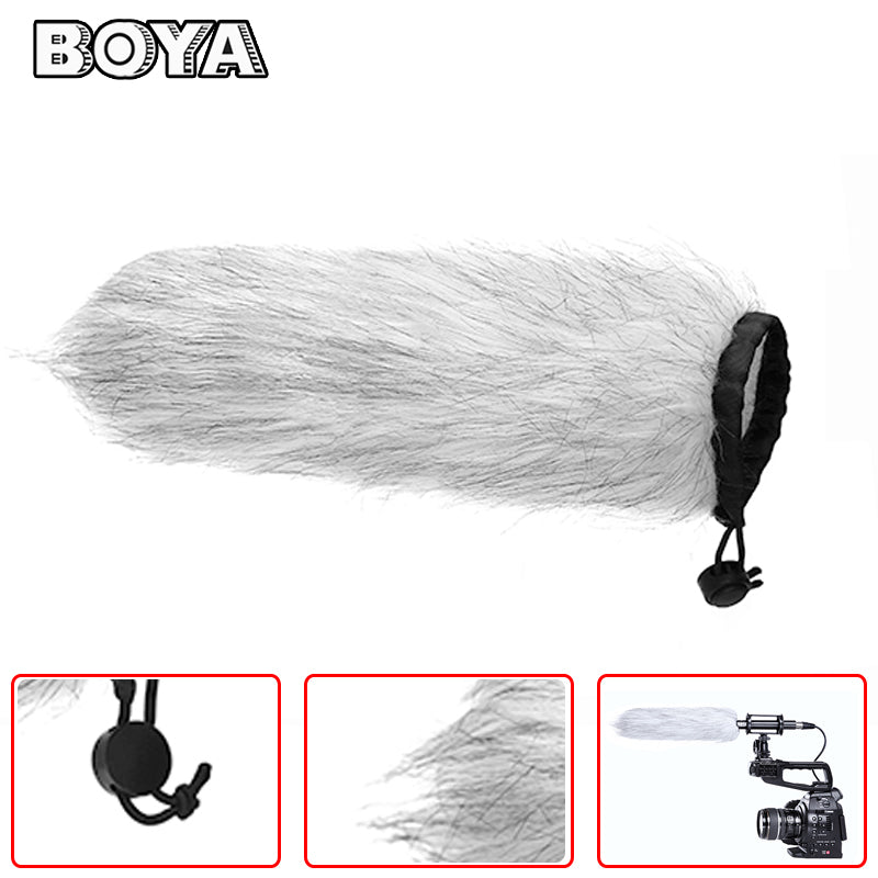 BOYA BY-B04 Deadkitten Windscreen Greatly reduces wind noise Rode Stereo VideoMic Pro.Suitable for: For Boya BY-PVM1000L.