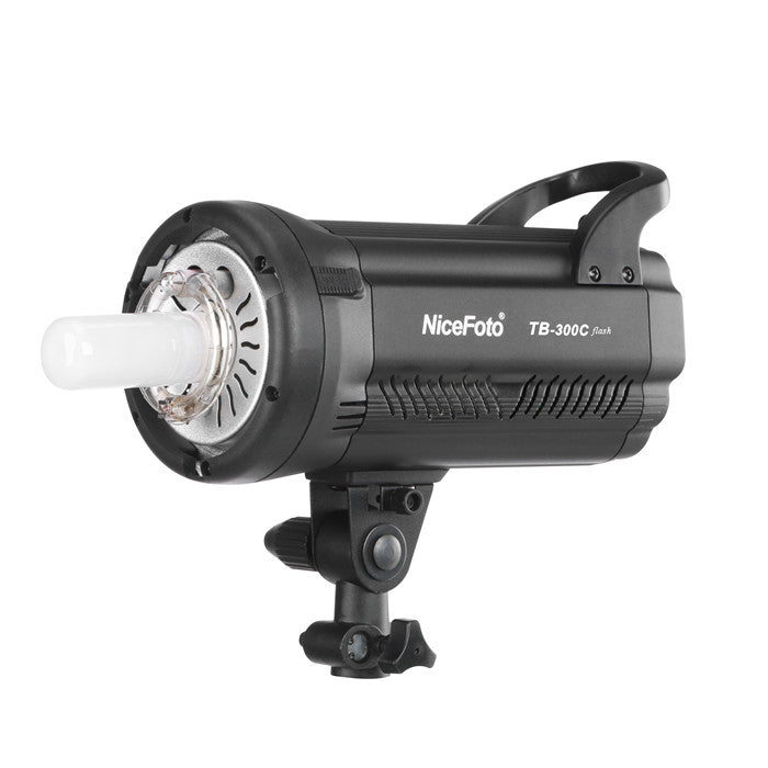 NiceFoto TB-300C 300W GN55 Monolight Strobe Photography Studio Flash with Lamp Head