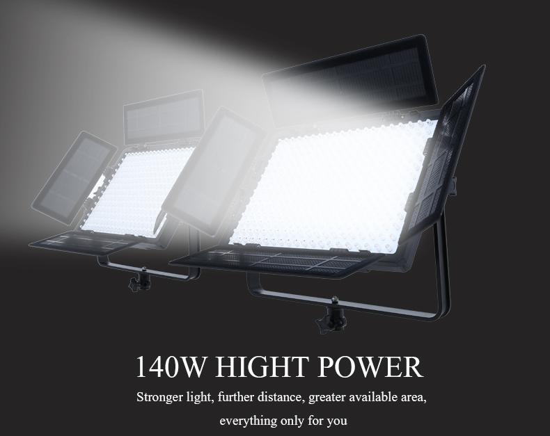 FalconEyes LP-2805TD 140W Video Light Panel CRI95 17000LUX 3000-8000K Color Temperature Adjustable - FOMITO.SHOP