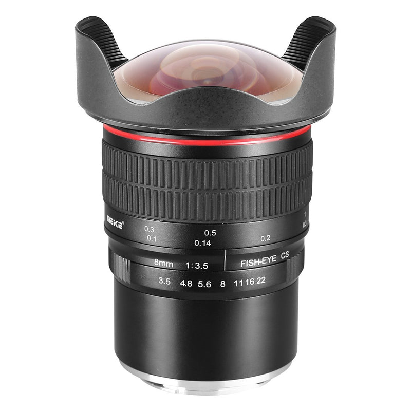 Meike MK-8mm F3.5 Fisheye Lens Fit for Canon/Nikon/Sony/Olympus/Panasonic/Fujifilm Mirrorless Camera