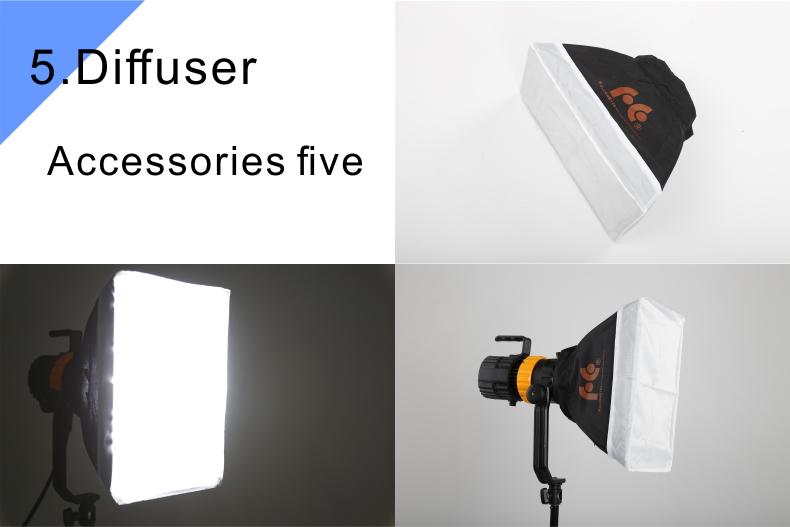 FalconEyes P-5TD Mini Spot Light 100W 3000K-5600K Photography Light Adjustable Focus Length Fill Light Pulsar 5 P5TD - FOMITO.SHOP