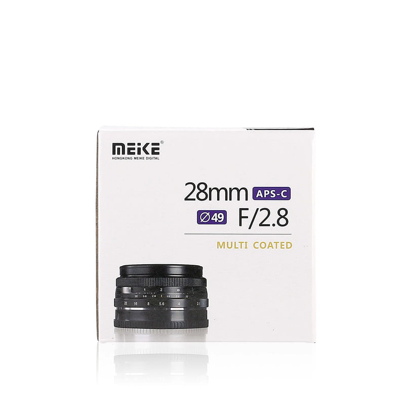 Meike 28mm F2.8 Standard-focal Lens Fit for Canon/Nikon/Sony/Olympus/Panasonic/Fujifilm