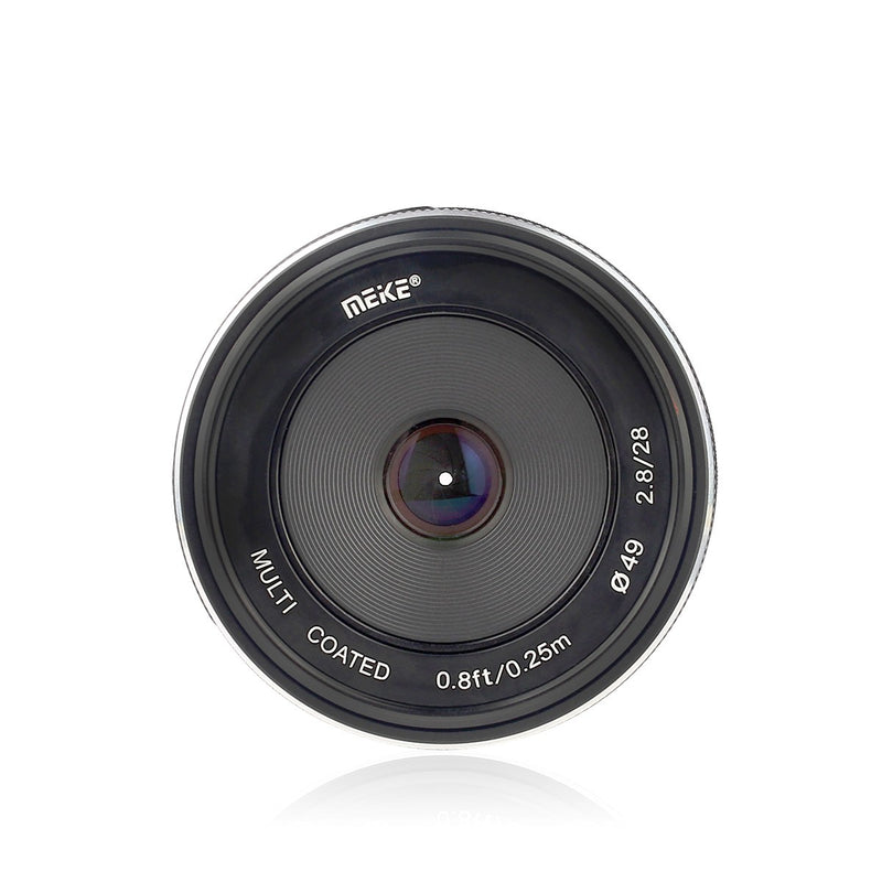 Meike 28mm F2.8 Standard-focal Lens Fit for Canon/Nikon/Sony/Olympus/Panasonic/Fujifilm