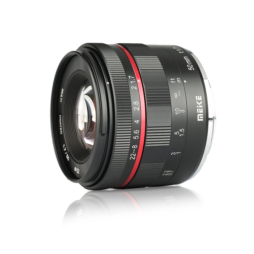 Meike 50mm F/1.7 Full frame manual lens Fit for Sony/Canon-RF/Nikon-Z/Fujifilm/Canon-EF/Nikon-N1