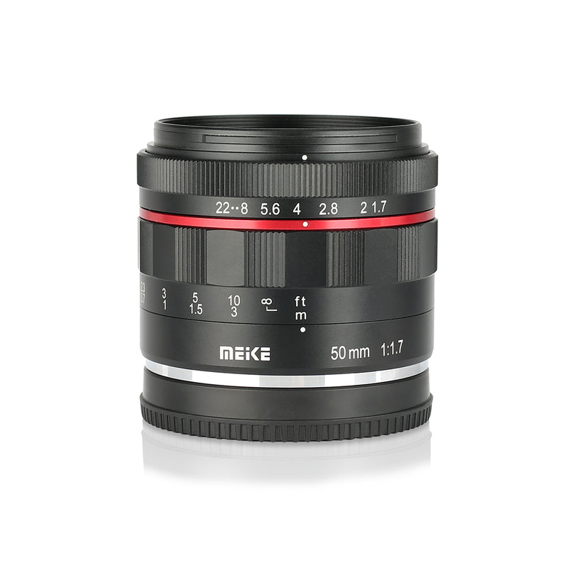 Meike 50mm F/1.7 Full frame manual lens Fit for Sony/Canon-RF/Nikon-Z/Fujifilm/Canon-EF/Nikon-N1