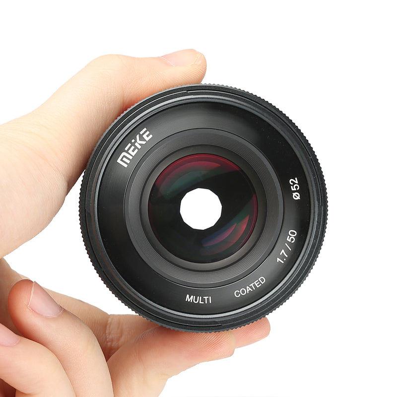 Meike 50mm F/1.7 Full frame manual lens Fit for Sony/Canon-RF/Nikon-Z/Fujifilm/Canon-EF/Nikon-N1