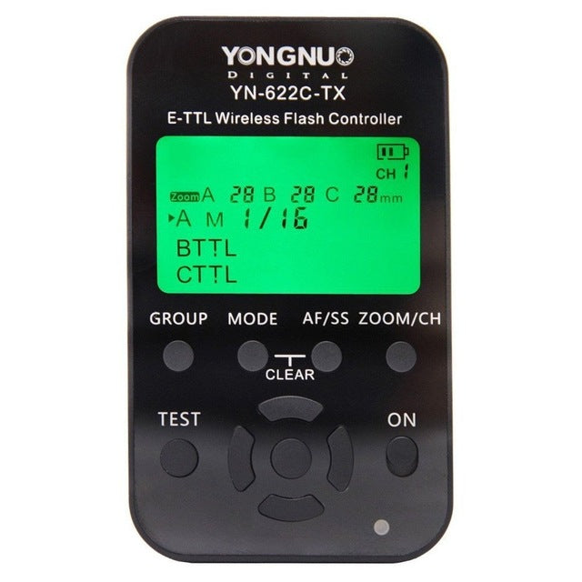YONGNUO YN622-TX LCD Wireless TTL HSS Flash Transmitter Controller For YN622 Trigger For Canon /Nikon Camera YN622C-TX YN622N-TX