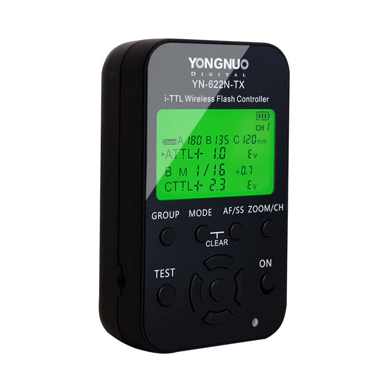 YONGNUO YN622-TX LCD Wireless TTL HSS Flash Transmitter Controller For YN622 Trigger For Canon /Nikon Camera YN622C-TX YN622N-TX