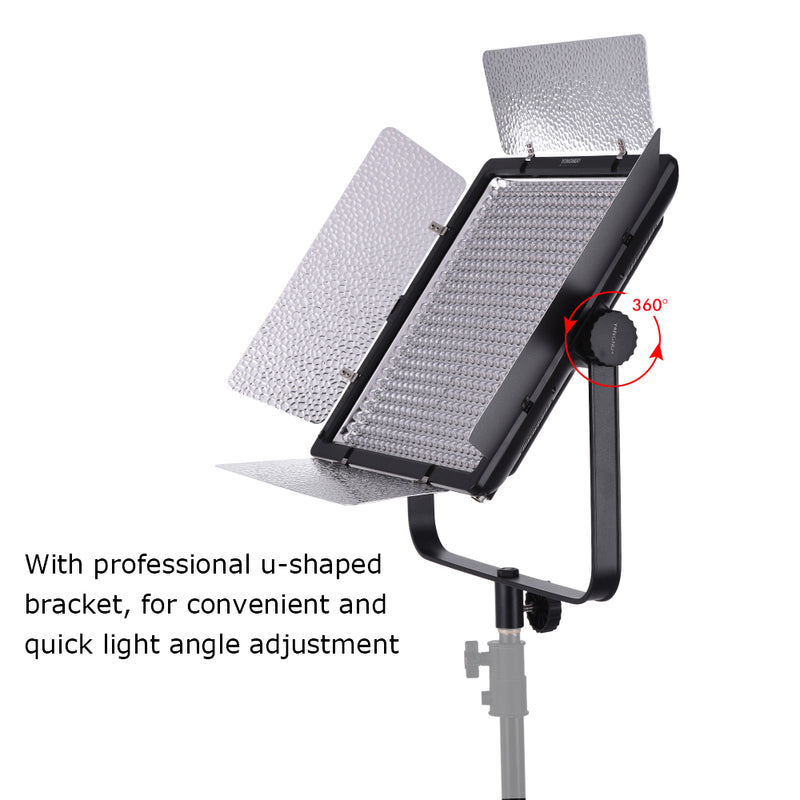 YONGNUO YN860 3200K-5500K Bi-Color Temperature Pro LED Video Light Fill Light CRI 95+ w/CT Filters Video Light