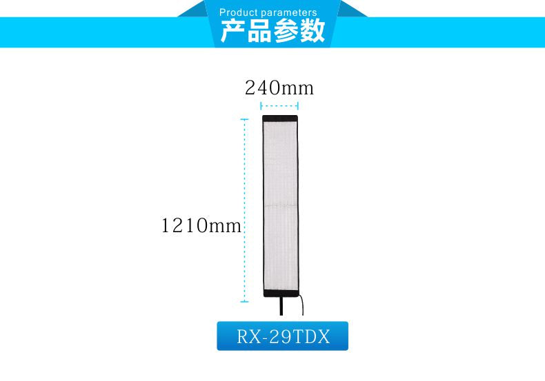 Falcon Eyes RX-29TDX Rollable Cloth LED Fill-in Light Lamp Lighting Panel 100W Bi-Color 3000K-5600K CRI95 for Studio Photography