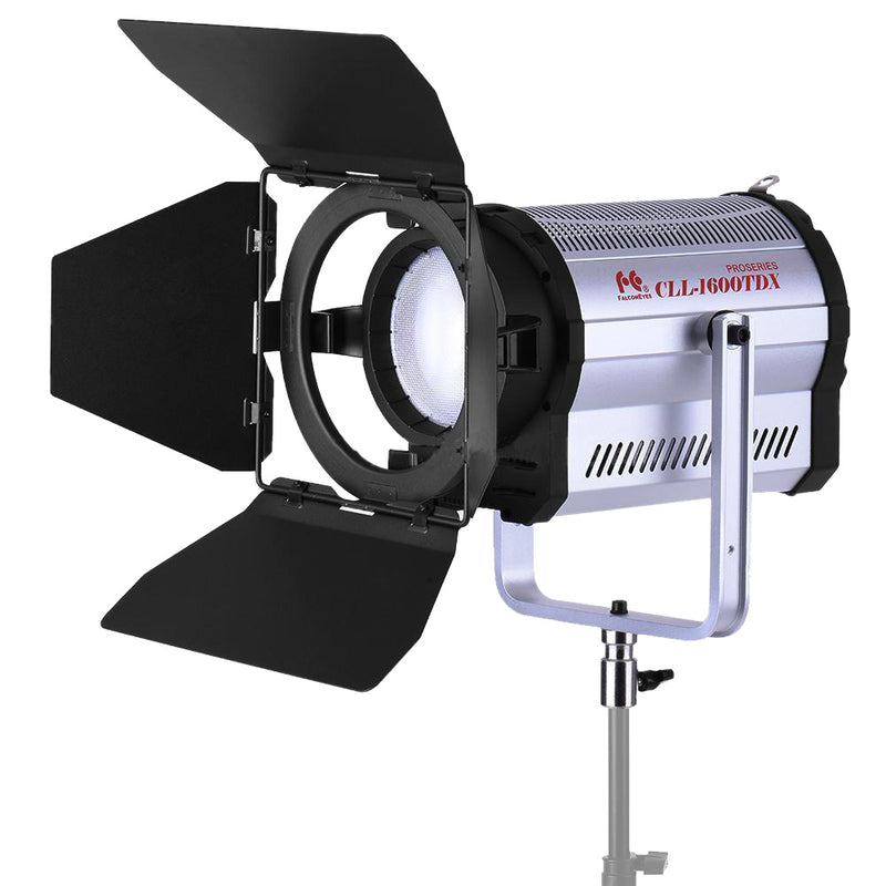 Falcon Eyes 160W Fresnel LED Light Bi-color Adjustable Studio Video Light DMX512 system LED Light with Cooling Fan CLL-1600TDX