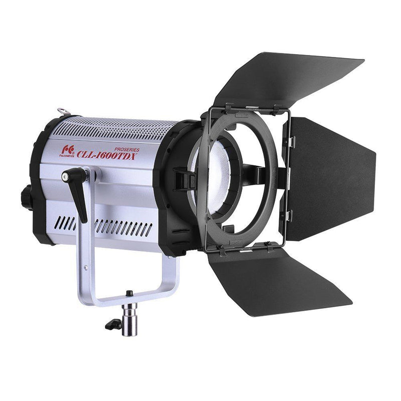 Falcon Eyes 160W Fresnel LED Light Bi-color Adjustable Studio Video Light DMX512 system LED Light with Cooling Fan CLL-1600TDX